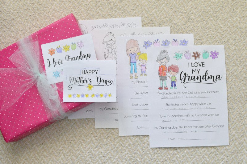 Mother's Day Printable Card Kit