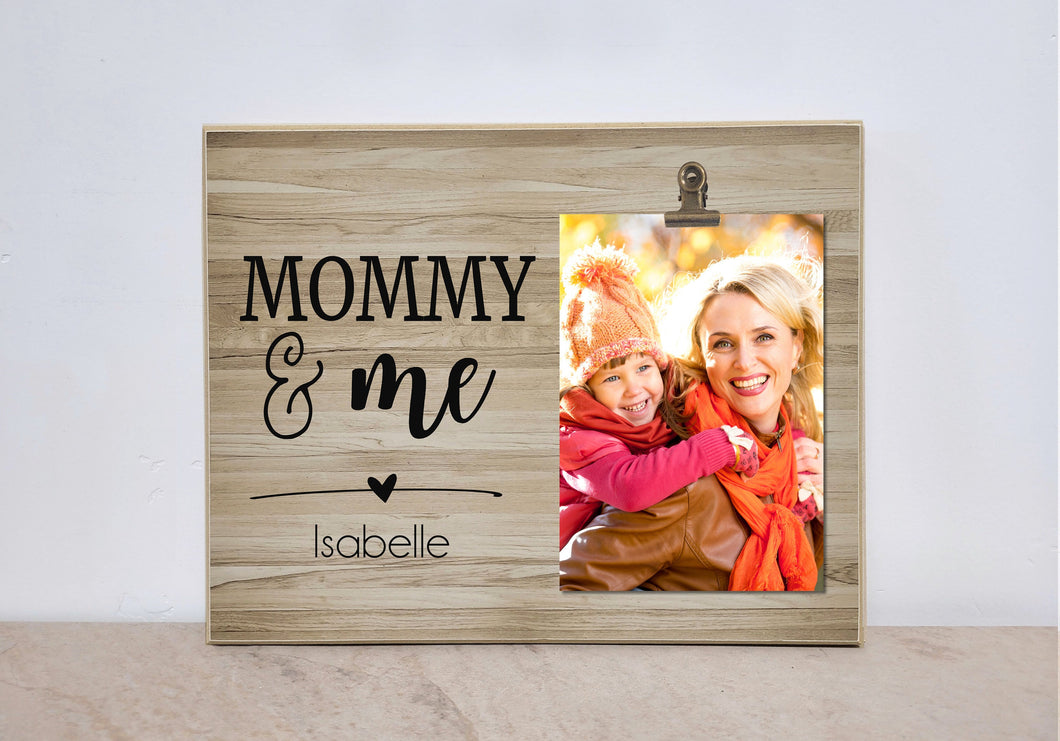 Valentines Day Gift for Mom, Personalized Picture Frame Mother's Day Gift From Daughter, Gift From Son, Custom Photo Frame For Mommy