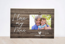 Load image into Gallery viewer, Personalized Picture Frame, I Love My Grandpa, Valentines Day Gift For Grandpa, Gift for Papa, Photo Frame Gift For Papa, Birthday Gift

