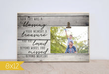 Load image into Gallery viewer, Sympathy Gift Idea, Memorial Frame, Condolences Gift {Life Was a Blessing} Photo Frame, Funeral Decoration, Bereavement Gift, Picture Frame
