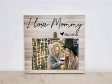 Load image into Gallery viewer, Personalized &quot;We Love Mommy&quot; Picture Frame, Birthday Gift For Mom, Custom Valentines Day Photo Frame, Gift From Daughter and Son

