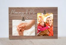 Load image into Gallery viewer, Mommy and Me, Personalized Picture Frame,  Valentines Day Gift For Mom, Birthday Gift From Son or Daughter, Custom Photo Frame
