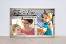 Load image into Gallery viewer, Nana and Me, Custom Picture Frame, Christmas Gift Idea, Personalized Photo Frame For Nana, Grandma, GiGi, Mimi
