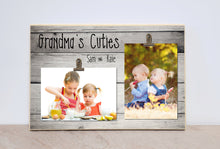Load image into Gallery viewer, Grandma&#39;s Cuties, Grandchildren Photo Frame, Personalized Picture Frame For Grandma, Nana, Mimi, Gigi, Birthday Gift, Christmas  Gift
