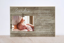 Load image into Gallery viewer, Grandma Photo Frame With Poem, Personalized Gift For Grandma, Nana, Christmas  Gift, Picture Frame for Grandma, Nana, Mimi, Birthday Gift
