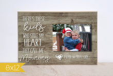 Load image into Gallery viewer, There&#39;s These Kids Who Stole My Heart, Personalized Valentines Gift, Custom Photo Frame, Mom&#39;s Birthday Gift From Kids, Personalized Gift
