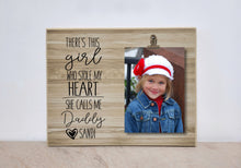 Load image into Gallery viewer, There&#39;s This Girl Who Stole My Heart, Photo Frame, Personalized Valentines Day Gift from Daughter, Custom Picture Frame, Dad&#39;s Birthday Gift
