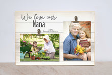 Load image into Gallery viewer, I Love My Grandma, Custom Photo Clip Frame, Personalized Gift for Grandma, Christmas Gift For Nana, Mimi, Gigi, Grandma
