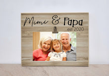 Load image into Gallery viewer, Grandparents Day Gift For Grandparents, Personalized Picture Frame- Grandparents Established, Custom Photo Frame, Gift for Grandma &amp; Grandpa
