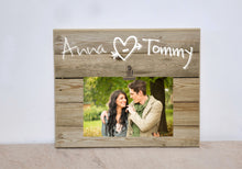 Load image into Gallery viewer, Personalized Anniversary Gift for Girlfriend, Christmas Day Gift for Boyfriend, Custom Picture Frame, Photo Clip Frame Gift For Her
