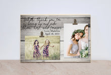 Load image into Gallery viewer, Bridesmaid Thank You Gift, Personalized Picture Frame From the Bride, Bridesmaid Photo Frame, Wedding Day Gift From the Bride
