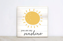 Load image into Gallery viewer, You Are My Sunshine Wall Art, Boho Nursery Sign, Baby&#39;s Bedroom Decor, Kids Room Wooden Sign, Boho Nursery Decor, Boho Birthday Party Decor
