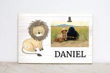 Load image into Gallery viewer, Safari Nursery Picture Frame, Jungle Animal Sign, Nursery Wall Art, Photo Frame for Baby&#39;s Room, Nursery Wall Decor, Baby Shower Gift, S04
