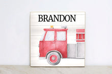 Load image into Gallery viewer, Firefighter Birthday Party Decor, Nursery Firefighter Sign, Fireman Decor, Baby&#39;s Bedroom, Nursery Wall Art, 1st Birthday Party Decoration,
