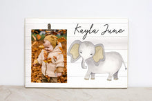 Load image into Gallery viewer, Safari Nursery Picture Frame, Jungle Animal Sign, Nursery Wall Art, Photo Frame for Baby&#39;s Room, Nursery Wall Decor, Baby Shower Gift, S04
