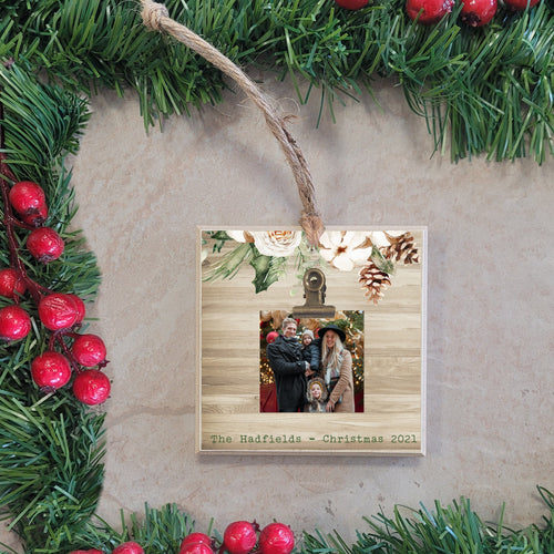 Personalized Christmas Christmas Tree Ornament, Gift for Family, Family Name Tree Ornament Gift, Custom Christmas Ornament, FN01