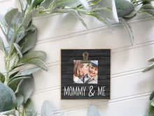 Load image into Gallery viewer, Mother&#39;s Day Photo Frame Gift for Mom, Mommy and Me Personalized Picture Frame, Mini Size Perfect for Desk, Shelf, Tiered Tray Decor
