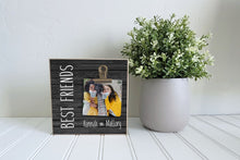 Load image into Gallery viewer, Family Forever Picture Frame, Personalized Gift for Family, Couple, Mini Size 4x4 or 6x6 Custom Photo Frame, Picture Frame for Tier Tray

