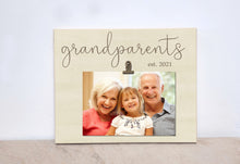 Load image into Gallery viewer, Custom Photo Frame, Personalized Grandparent Gift For Christmas {Grandparents est ... }  Personalized Picture Frame, Grandchildren
