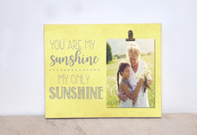 Load image into Gallery viewer, You Are My Sunshine, Custom Photo Frame, Personalized Picture Frame, Custom Gift Idea, Gift for Grandma, Gift For Grandpa, Gift For Dad
