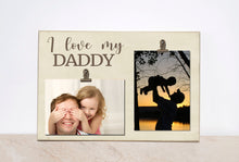 Load image into Gallery viewer, Personalized Dad Photo Frame, Valentines Day Gift For Dad, Custom Picture Frame, Dad Gift, Birthday Gift For Dad, I Love My Daddy Frame
