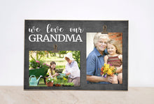 Load image into Gallery viewer, Personalized Grandma Photo Frame, Christmas  Gift For Grandma, Custom Picture Frame, Grandma Gift, Grandchildren Photo Frame, Wood Frame
