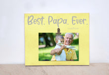 Load image into Gallery viewer, Personalized Photo Frame Gift For Grandpa  {Best. Grandpa. Ever.}  Custom Picture Frame, Christmas Gift, Birthday Gift For Grandpa, Papa
