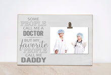 Load image into Gallery viewer, Gift For Doctor Picture Frame,  {My Favorite People...}  Personalized Photo Frame Gift For Dad, Valentines Day Gift Idea, Custom Frame
