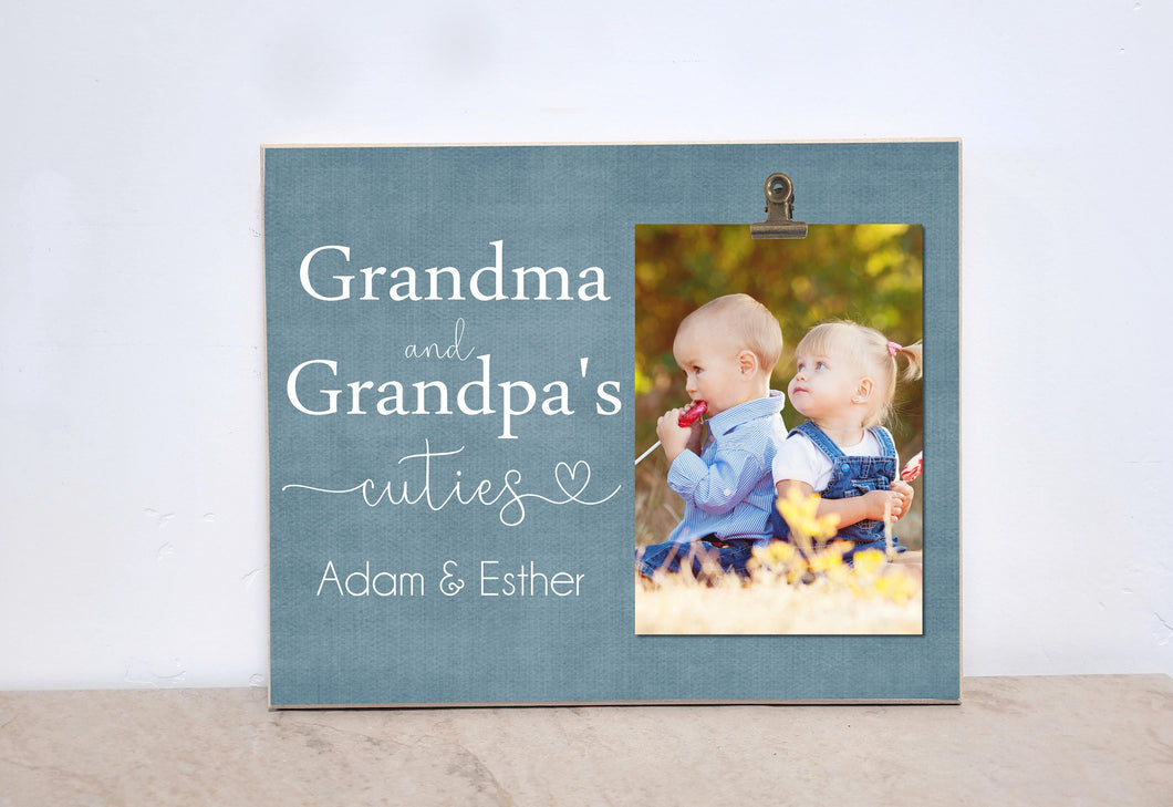 Grandparent Photo Frame, Grandchildren Frame, Personalized Picture Frame Gift For Grandma & Grandpa, Custom Picture Frame, Grandparent Gift
