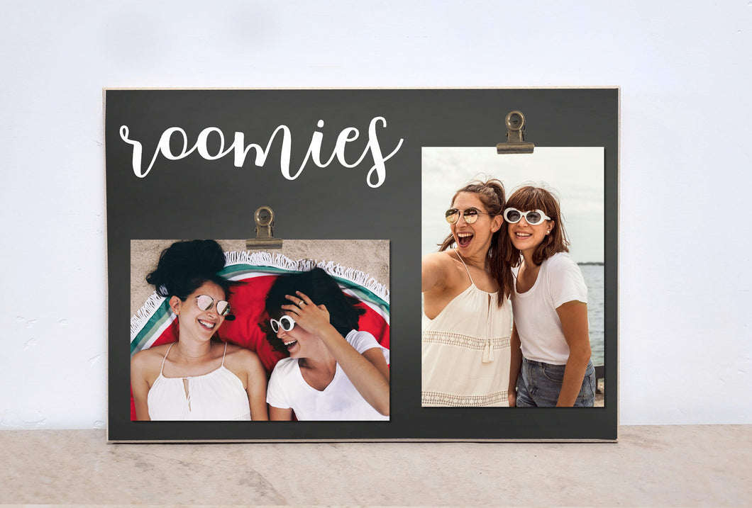 Roomies Photo Frame Friendship Gift, Personalized Picture Frame, Roomies Gift, College Dorm Room Decor, Best Friend Valentine Gift Idea,8x12