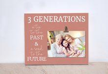 Load image into Gallery viewer, Four Generation Photo Frame, Christmas Gift Idea, 4 Generation Picture Frame, Mother&#39;s Day Gift, Father&#39;s Day Gift, Generation to Generation
