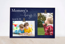 Load image into Gallery viewer, Mommy&#39;s Boys Personalized Photo Clip Frame Valentines Day Gift
