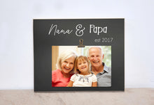 Load image into Gallery viewer, Baby Announcement Picture Frame, Gift For Grandparents  {est. 2017} Personalized Photo Frame, Mother&#39;s Day, Pregnancy Reveal to Grandparents
