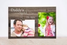 Load image into Gallery viewer, Daddy&#39;s Girl, Father Daughter Photo Frame, Personalized Picture Frame For Dad, Daddy Birthday Gift From Daughter, Valentines Day Gift
