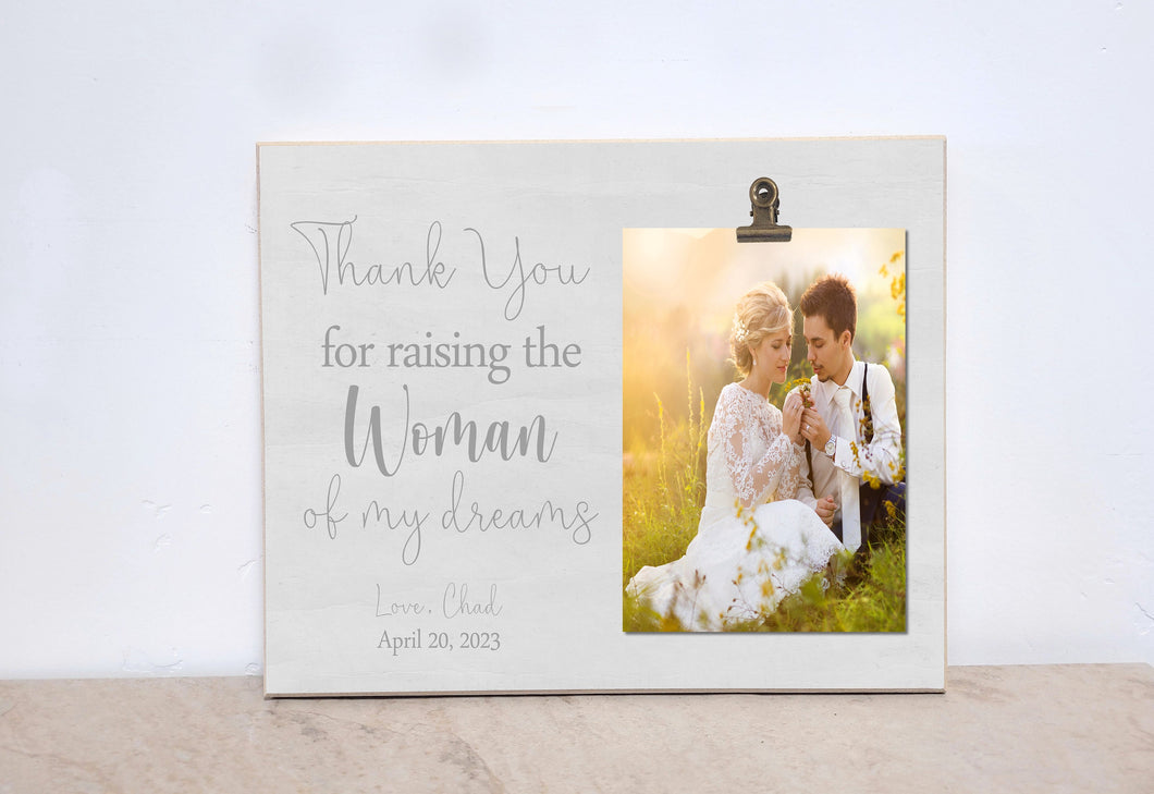 Mother Of The Bride Gift From Groom, Wedding Thank You Gift,  Wedding Ideas, Custom Photo Frame  {Raising The Girl Of My Dreams}