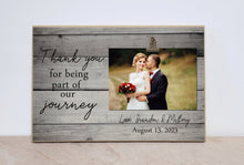 Load image into Gallery viewer, Class Gift for Teacher Appreciation, ... Part Of Our Journey} Custom Picture Frame, Gift For Mentor, End of Year Teacher Thank You Gift
