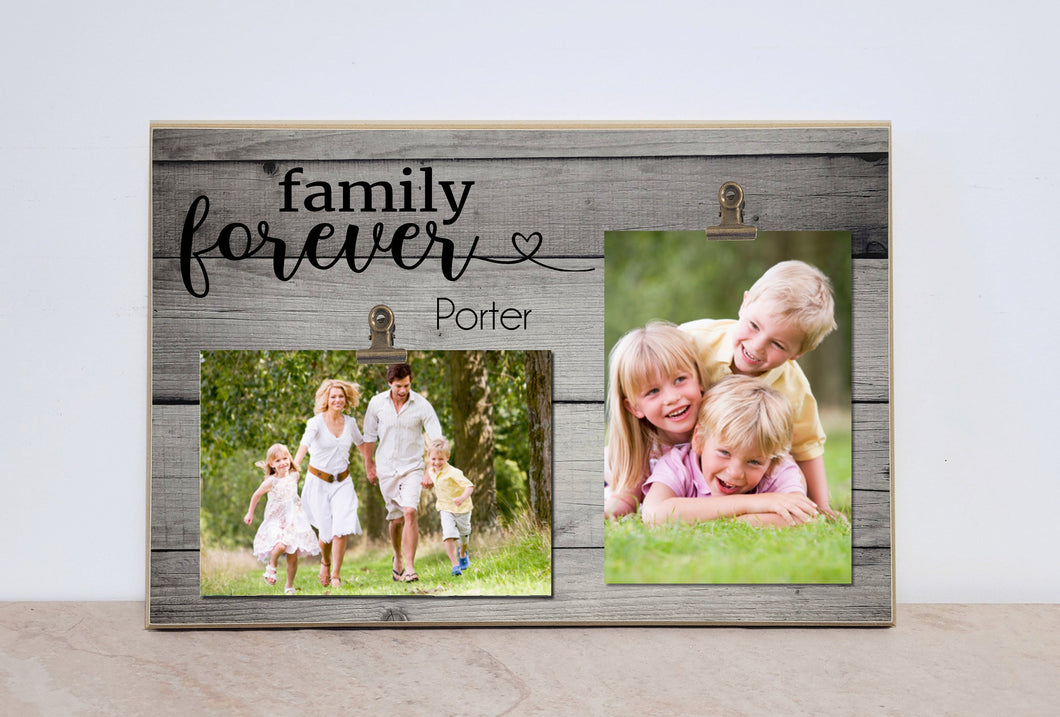 Family Photo Frame, Custom Picture Frame, Personalized Gift For Family, Christmas Gift For Family, Family Picture Frame, Family Is Forever