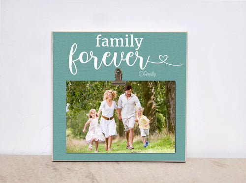 Family Picture Frame, Custom Photo Frame, Personalized Gift For Family, Family Christmas Gift, Gift For Family, Family Forever Photo Frame