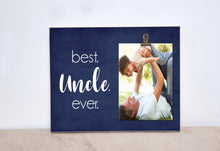 Load image into Gallery viewer, Best Uncle Ever Personalized Gift For Uncle, Custom Photo Frame, Uncle Picture Frame, Uncle Gift, Wooden Frame, Valentines Gift For Uncle

