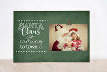Load image into Gallery viewer, Santa Claus Picture Frame, Custom Photo Frame, Christmas Home Decor, Kids Christmas Decor, Personalized Picture Frame 8x12
