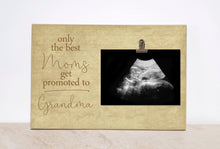 Load image into Gallery viewer, Baby Reveal Idea, Pregnancy Announcement Photo Frame {Mom Promoted to Grandma}Picture Frame, Christmas Gift For Mom, Gift for Grandma 8x12
