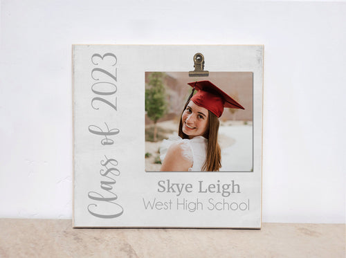 Class of 2023 Graduation Frame, Personalized Photo Frame Gift For Graduate, Graduation Picture Frame, Graduation Gift For Her, Gift For Him