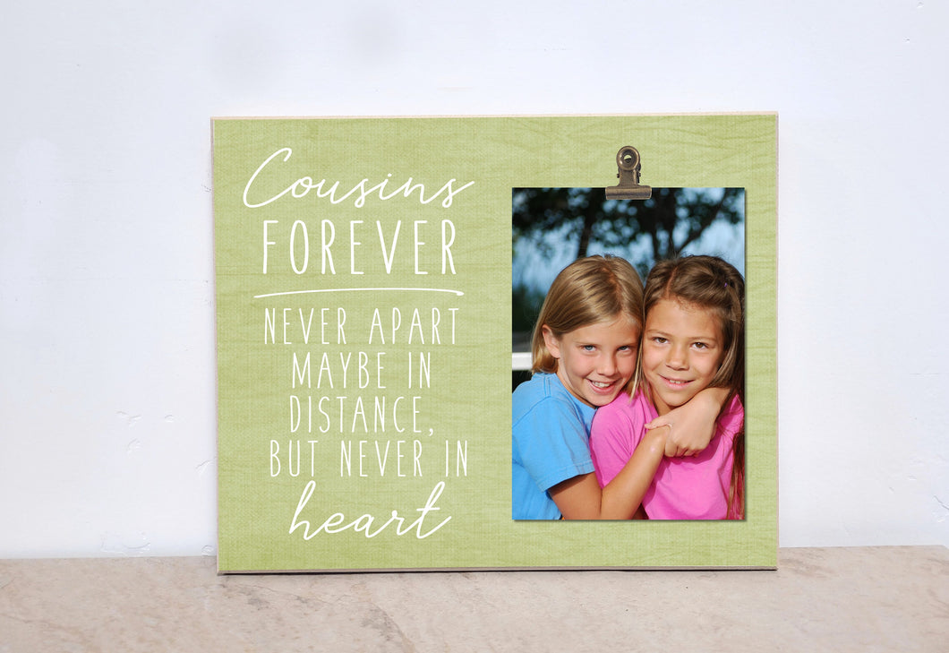 Cousins Gift Picture Frame, Cousins Photo Frame, COUSINS Forever, Christmas Gift For Cousins, Moving Away Gift, Cousins Gift, Gift For Her