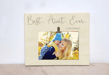 Load image into Gallery viewer, Personalized Photo Frame Gift For Mom  {Best. Mom. Ever.}  Custom Picture Frame Valentines Day Gift Idea, Birthday Gift For Mom, Mom Gift
