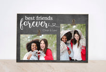 Load image into Gallery viewer, Best Friends Photo Frame Valentines Gift, Personalized Picture Frame, Going Away Gift For Best Friend, Best Friend Birthday Gift Idea, 8x12
