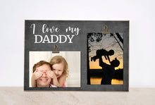 Load image into Gallery viewer, Personalized Dad Photo Frame, Valentines Day Gift For Dad, Custom Picture Frame, Dad Gift, Birthday Gift For Dad, I Love My Daddy Frame
