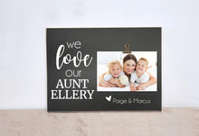 Load image into Gallery viewer, Personalized Aunt Gift  {I LOVE MY Aunt XXX...}  Photo Frame Valentines Gift For Aunt, Personalized Picture Frame, Auntie Gift, Auntie Frame
