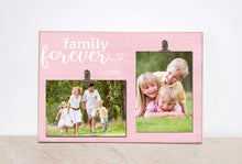 Load image into Gallery viewer, Family Photo Frame, Custom Picture Frame, Personalized Gift For Family, Christmas Gift For Family, Family Picture Frame, Family Is Forever
