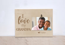 Load image into Gallery viewer, We Love Grandma &amp; Grandpa Wall Frame, Personalized Picture Frame Gift For Grandparent, Christmas Gift Idea, Grandchild Photo Frame
