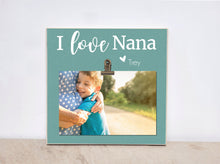 Load image into Gallery viewer, Personalized Grandma Photo Frame, Gift For Grandma, Gift For Nana {I Love Grandma} Custom Picture Frame, Christmas Present For Grandma

